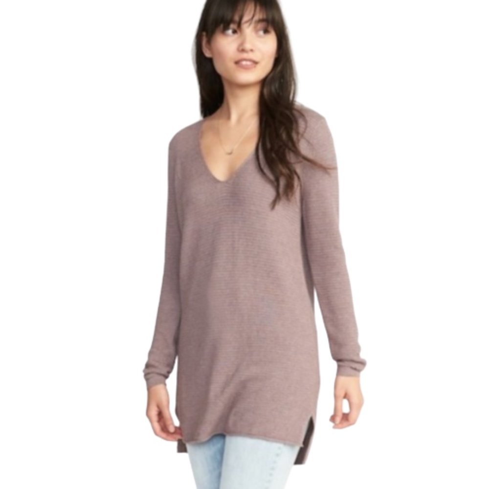 🌿Old Navy Textured V-Neck Tunic Sweater [MP]🌿